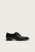 Signature Derby Black Leather  Shoes | Western Shoes