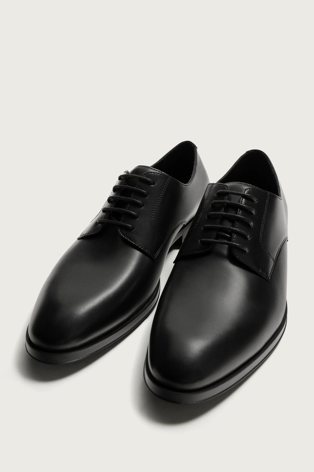 Signature Derby Black Leather  Shoes | Western Shoes