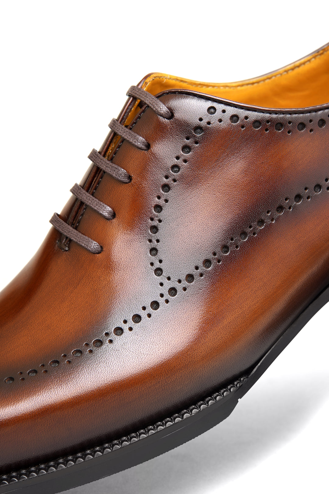 Italian Leather Brogue Oxford Shoes – Western Shoes