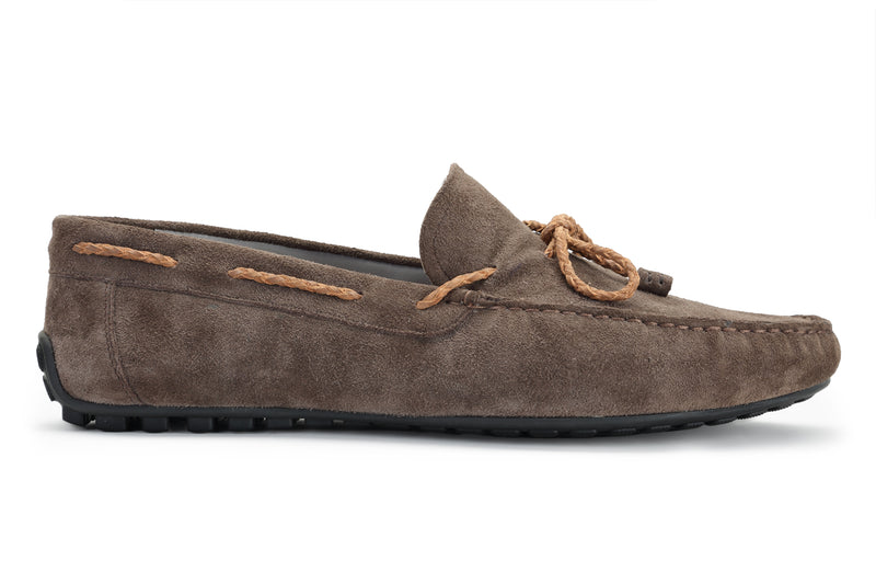 Brown Suede Loafers