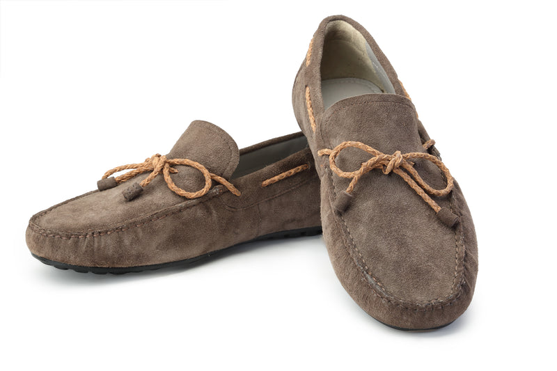 Brown Suede Loafers