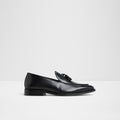 Black Leather Tassel Loafers | WESTERN SHOES
