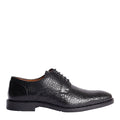 TEXTURED LEATHER DERBY SHOES