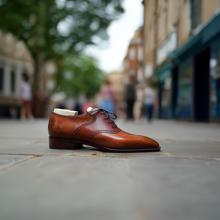 Signature Tan Oxford Shoe | Western Celebrity Collections