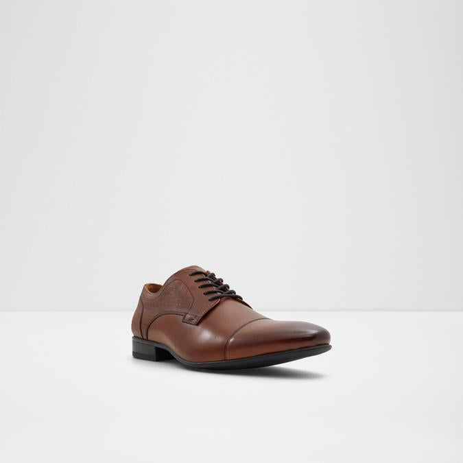 The Art of Refined Elegance — Brown Leather Oxford Shoes
